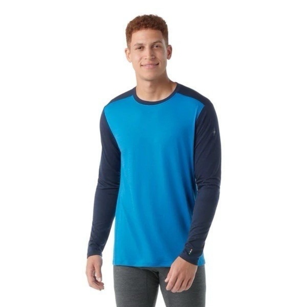 Smartwool Men's Classic All-Season Merino LS Base Layer Top Blue Navy NWT Medium
